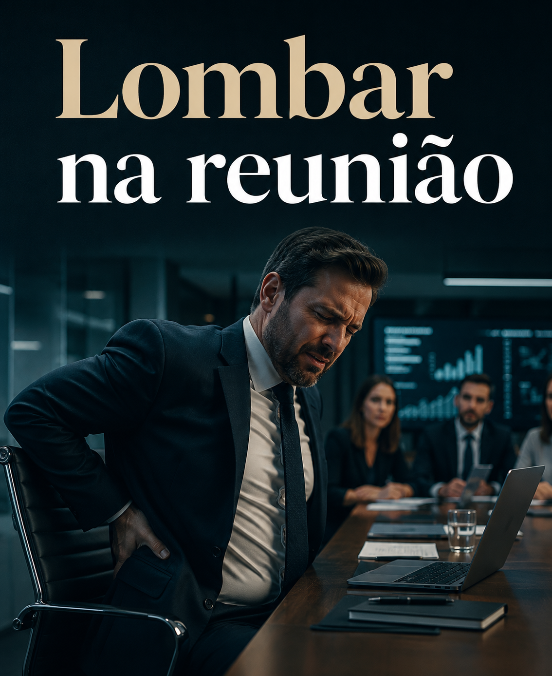 Lombar travada na reunião